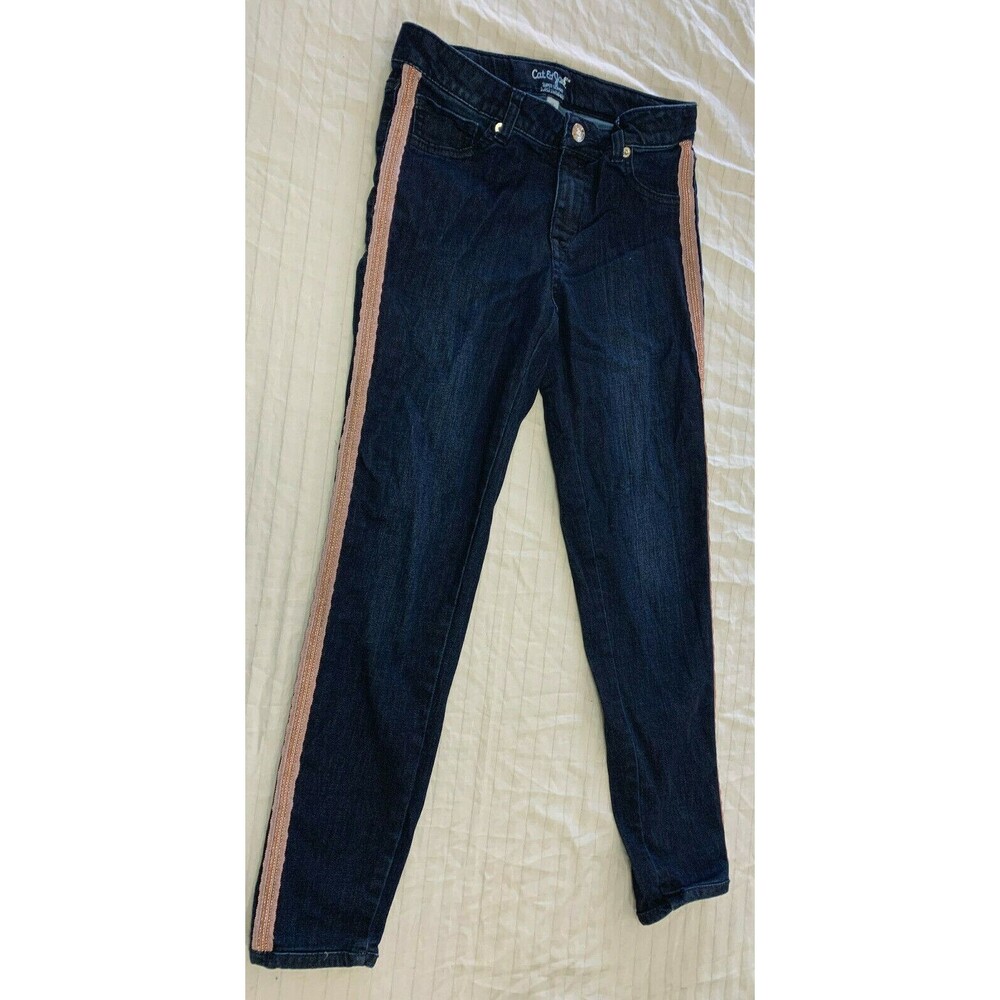CAT JACK GIRLS SUPER SKINNY STRETCH JEANS SIZE 14